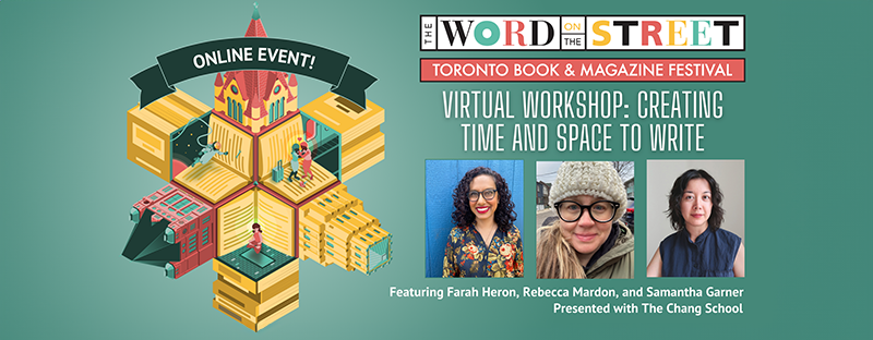 Read more about the article Event alert! “Creating Time and Space to Write” workshop at the Word on the Street